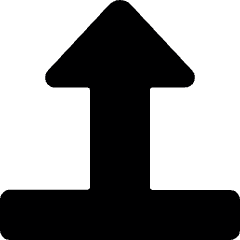 Diagram Arrow Up 1 Icon from Ultimate Bold Set