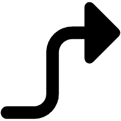 Diagram Curve Up 1 Large Head Icon from Ultimate Bold Set