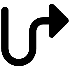 Diagram Curve Up Large Head Icon from Ultimate Bold Set