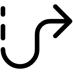 Diagram Curvy Large Head Icon from Ultimate Regular Set