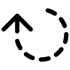 Diagram Dash Circle Large Head Icon from Ultimate Regular Set