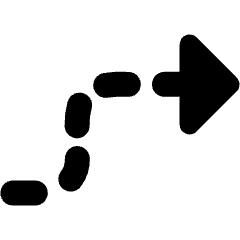 Diagram Dash Rise Steady Large Head Icon from Ultimate Bold Set