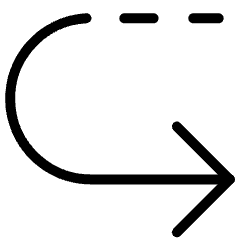 Diagram Dash Up Then Down Large Head Icon from Ultimate Light Set