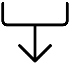 Diagram Fall Down Large Head Icon from Ultimate Light Set