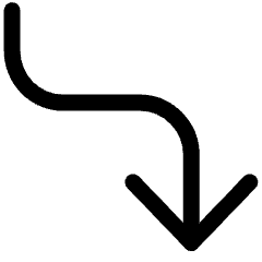 Diagram Fall Fast Large Head Icon from Ultimate Regular Set