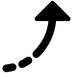 Diagram Fast Up Large Head Icon from Ultimate Bold Set