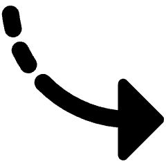 Diagram Steady Down 1 Large Head Icon from Ultimate Bold Set