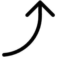 Diagram Up Large Head Icon from Ultimate Regular Set
