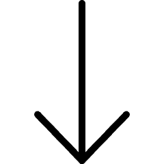 Direction Down Icon from Ultimate Light Set