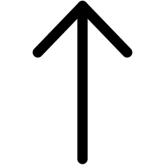Direction Up Icon from Ultimate Regular Set