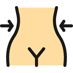 Diet Waist Icon from Ultimate Colors Set