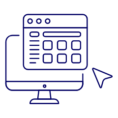 App Window Illustration from UX Line Set