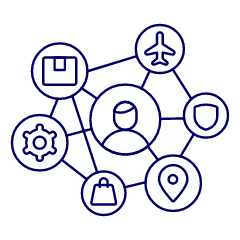 User Information Illustration from UX Line Set