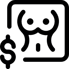 Blackmail Woman Nude Icon from Ultimate Regular Set