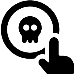 Clickjacking Icon from Ultimate Bold Set