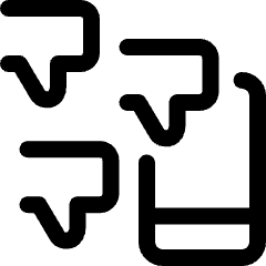 Cyber Bullying Phone Chat 1 Icon from Ultimate Regular Set