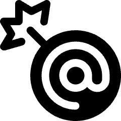 Data Attacking E Mail Icon from Ultimate Bold Set