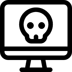 Hacker Computer Icon from Ultimate Regular Set