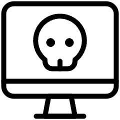 Hacker Computer Icon from Ultimate Light Set