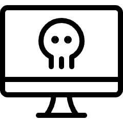 Hacker Computer Icon from Ultimate Light Set