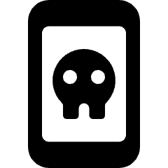 Hacker Phone Icon from Ultimate Bold Set