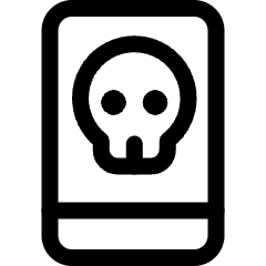 Hacker Phone Icon from Ultimate Regular Set