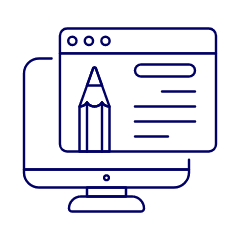 Layout Design 1 Illustration from UX Line Set