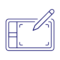 Wacom Tablet 1 Illustration from UX Line Set
