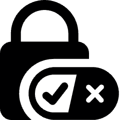 Ccpa Lock Protection Opt Out Icon from Ultimate Bold Set