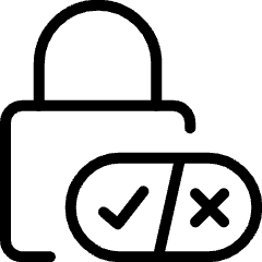 Ccpa Lock Protection Opt Out Icon from Ultimate Light Set