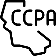 Ccpa Map Icon from Ultimate Light Set