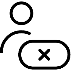 Ccpa User Opt Out Denied Icon from Ultimate Light Set