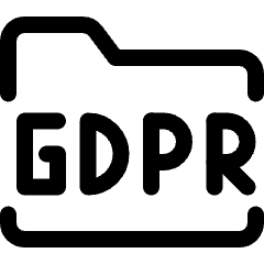 Coding Apps Website Gdpr Folder Icon from Ultimate Regular Set