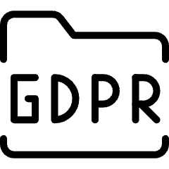 Coding Apps Website Gdpr Folder Icon from Ultimate Light Set