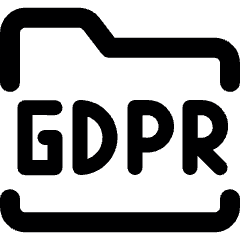 Coding Apps Website Gdpr Folder Icon from Ultimate Bold Set