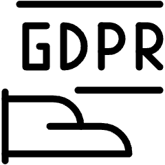 Coding Apps Website Gdpr Hand 1 Icon from Ultimate Light Set