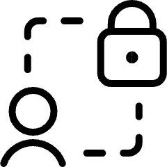 Coding Apps Website Privacy Lock Icon from Ultimate Light Set