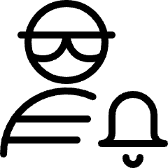 Digital Policies Data Breach Hacker Icon from Ultimate Light Set
