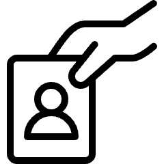 Digital Policies Data Breach User Icon from Ultimate Light Set