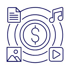 Subscription Income Illustration from UX Line Set