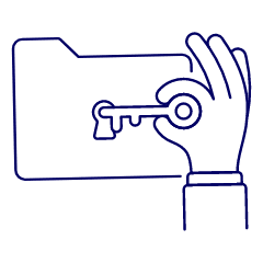 Locked Folder 1 Illustration from UX Line Set