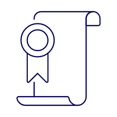 Certificate Illustration from UX Line Set