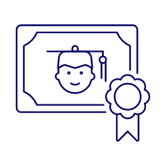 Diploma Graduate 1 Illustration from UX Line Set