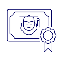 Diploma Graduate 4 Illustration from UX Line Set
