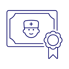 Diploma Nurse 1 Illustration from UX Line Set