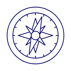 Compass 2 Illustration from UX Line Set