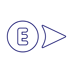 East Direction Illustration from UX Line Set