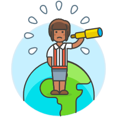 Lost In World 6 Illustration from UX Colors Set