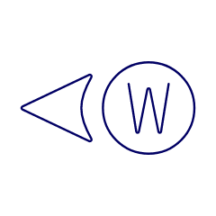 West Direction Illustration from UX Line Set