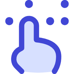 Braille Blind Icon from Flex Duo Set